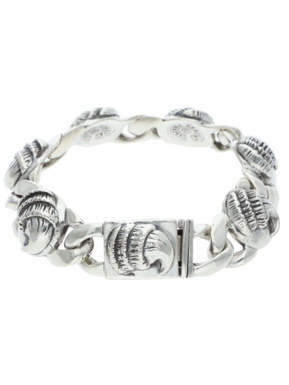 Chrome Hearts Crow Link Vintage Silver Bracelet